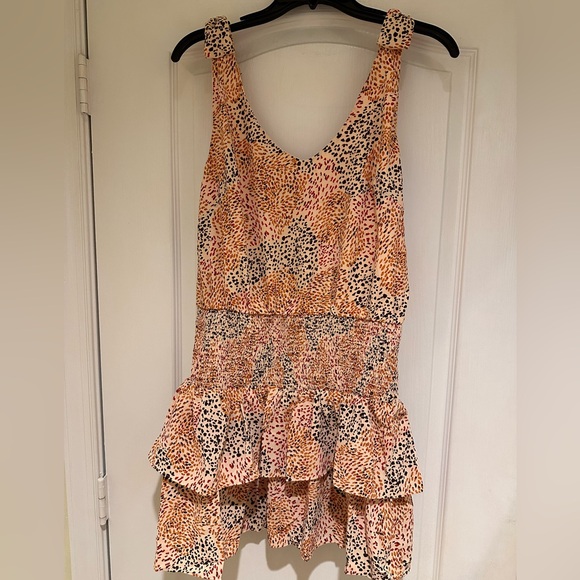 NWT Lush Mini/Midi dress.  Medium.  Animal print - Picture 1 of 3